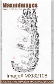 Image Of Daoist Classical Nei Jing Tu Chart Of Inner Alchemy Landscape In Nei Dan Practice Stock Image Mxi32108