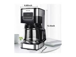 Delonghi dedica ec680 15 bar stainless steel slim espresso and cappuccino machine with advanced cappuccino system is very easy to. Boscare 10 Cups Programmable Coffee Maker Cm1429ta Ul Keep Warm Drip Coffee Machine With Permanent Filter Coffee Maker Newegg Com