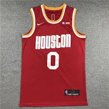 Nwt Men S Houston Rockets Westbrook 0 Fully Stitched Nba Jersey
