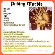 Sediakan bekas tahan panas untuk puding. Puding Marble Recipes Sweets Desserts