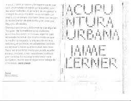 Jaime lerner (born december 17, 1937) is a brazilian politician. Pdf Acupuntura Urbana Jaime Lerner Sebastian Jara Academia Edu