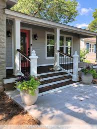 Check spelling or type a new query. My Finished Front Porch Steps And Railings Addicted 2 Decorating