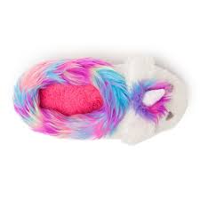 Dearfoams Unicorn Girls Slippers Dearfoams Slippers Unicorn Slippers