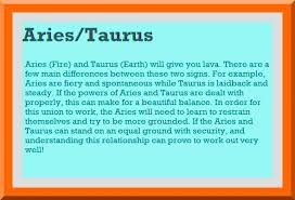 Aries And Taurus Love Horoscope Compatibility Zodiac
