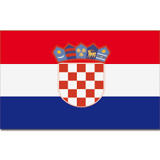 Sie zeigt drei waagerechte streifen in rot, weiß und blau, und in der mitte das staatswappen. Flagge Kroatien Kaufen Bei Asmc