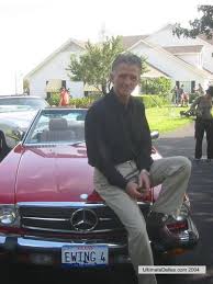 Patrick Duffy From Dallas With His Signal Red 380sl Mercedes Benz World Dallas Tv Show Mercedes Benz Classic