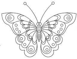 Borboleta Butterfly Coloring Page Butterfly Coloring Embroidery Patterns
