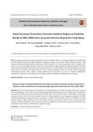 Afyon kocatepe üni̇versi̇tesi̇ veteriner fakültesi. Pdf Afyon Kocatepe Universitesi Veteriner Fakultesi Dogum Ve Jinekoloji Klinigine 2001 2009 Yillari Arasinda Getirilen Hayvanlara Toplu Bakis