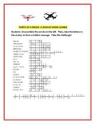 Make your own word scramble worksheets with our word scramble maker to help kids practice their spelling and vocabulary skills with whatever words you want. Parts Of A Drone A Science Word Jumble W Answer Key Tpt