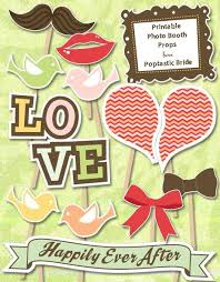 Bridal shower word jumble game. Free Wedding Photo Booth Printables Popsugar Smart Living