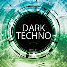 Dark abstract background with glowing neon circles. Little Bit Dark Techno Wav Plugintorrent