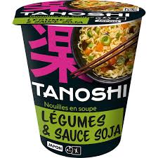 Nouilles Instantanées Légumes Sauce Soja