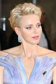 As you can see, charlene debuted her new hair. Princess Charlene Of Monaco Short Hair Styles Thin Hair Styles For Women Hairstyles For Thin Hair