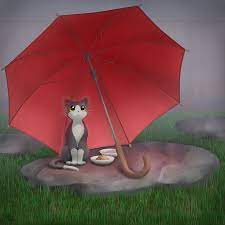 Pin By Clara Marksteiner On Under My Umbrella Cat Art Illustration Cat Art Cute Cat Illustration
