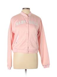 details about steve barrys women pink jacket xl