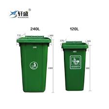 The 2 wheeled 240 litre wheelie bin is the most popular bin on the market, being the standard size for home refuse collection as well as a generous size for many office and work environments, and are available in 7 different colours, perfect for every need. China Super Compost Bin Heavy Duty 120l Public Place Plastic Dustbin China Plastic Waste Containers Garbage Containers