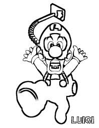 Luigi Super Mario Printable Coloring Picture Mario Coloring Pages Super Mario Coloring Pages Minion Coloring Pages