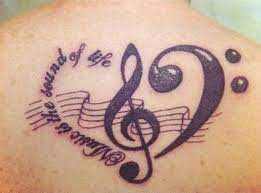 Therefore, if you flip one around and connect it, the two clefs end up looking like a. 150 Meaningful Treble Clef Tattoo Designs For Music Lovers 2021