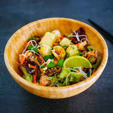 Bobun Crevettes Et Nems Maison Legers A Ma Facon La Cerise Sur Le Maillot Recette En 2020 Bo Bun Nems Maison Bobun Recette