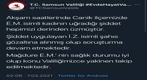 Samsun kadın dayanışması üyeleri saat 17.30'da öğretenevi önünde toplanarak çiftlik caddesi sokaklarında özgürce dolaşabileceğimiz, erkek şiddeti ile katledilmediğimiz, şiddete ve tacize. N2zwnlmiu7asrm