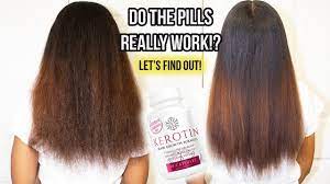 This makes for hair that dries with little frizz and has a glossy, healthy look to it. Hair Does It Work Hair Growth Pills Kerotin Haircare Review Takara Onea Youtube
