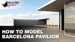Barcelona pavilion 1929 (2d) the preview image of the project of this architecture derives directly from our dwg design and represents exactly the content of the dwg file. Rhino Architecture Modeling Barcelona Pavilion In Rhino Youtube
