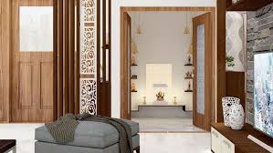 A prayer room or a puja room exists in most of the indian homes. Elegent Pooja Room Designs For Indian Homes