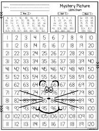 100s Chart Mystery Picture Cat In The Hat 120s Chart Included