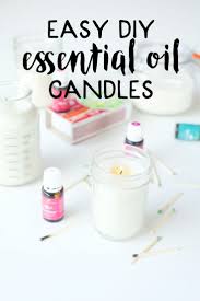 How to make soy candles with essential oils: Diese Einfachen Diy Kerzen Im Atherischen Ol Sind So Einfach Herzustellen Sie Sind Hausgemacht Und Mach Es Selbst Essential Oil Candles Diy Diy Candles Scented Essential Oil Candles