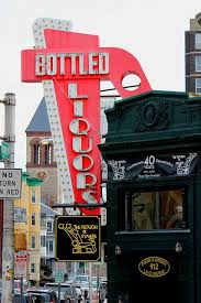 Bottled Liquours Vintage Neon Signs Retro Signage Wayfinding Signs