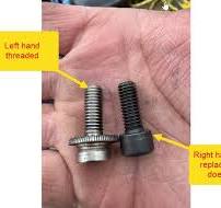 Where to find an 8mm left hand threaded bolt for a Kaku ...