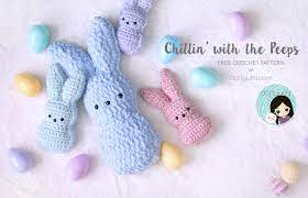 Today's post is a last minute bonus project. Chillin With The Peeps Free Crochet Pattern Doriyumi