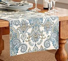 Mansfield Table Runner Dining Room Table Runner Pottery Barn Table Cloth