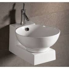 Whitehaus Whkn1051 1060 White Ceramic Round Above Wall Mounted Bathroom Sinks Wall Mounted Sink Sink