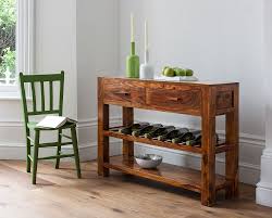 Shop allmodern for modern and contemporary wine console table to match your style and budget. Solid Sheesham Wood Console Hall Table With Wine Rack Casa Bella Furniture Uk