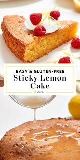 Recipe Sticky Gluten Free Lemon Cake Recipe In 2020 Gluten Free Lemon Cake Lemon Cake Recipe Gluten Free Lemon