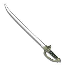Solid Foam Cutlass Foam Solid Pirate Sword