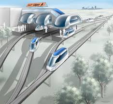 Dan Corns Founder Of Magnovate Technologies Has Proposed To Move People Freight And Commodities In Computer Cont Truck Design Transportation Design Edmonton