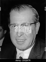 Associate Justice Abe Fortas of the Supreme Court poses in his judicial  robes in Washington DC, Jun. 26, 1968. He took his oath at the opening at  the session of the court's