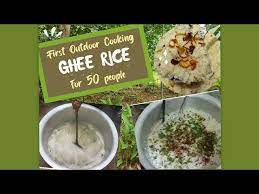 Ghee Rice For 50 People | Bulk Cooking | Cooking For Family Function |  Cooking For Large Family - Youtube