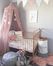 Grey Gold Pink Baby Girl Bedroom Baby Girl Nursery Room Baby Girl Room