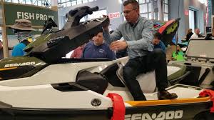 Now it comes on just fine, but the depth finder does not show the depth in the upper left corner like it should. Sea Doo Fish Pro 170 At 2020 New York Boat Show Youtube