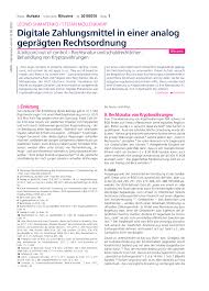 At the time of writing, the world's most popular cryptocurrency is. Pdf Digitale Zahlungsmittel In Einer Analog Gepragten Rechtsordnung A Bit Coin Out Of Control Rechtsnatur Und Schuldrechtliche Behandlung Von Kryptowahrungen