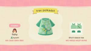 T Rex Polka Dot Ringer T Shirt New Animal Crossing Animal Crossing Animal Shirts