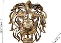 Amazon.com: Dsadrwq 1 Pcs Lion Head Wall Hanging Sculpture ...