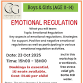 Emotional Regulation Workshop for Ages 11 - 14 event image