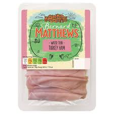 Amount of sodium in turkey ham: Bernard Matthews Wafer Thin Turkey Ham 140g Chicken Turkey Iceland Foods