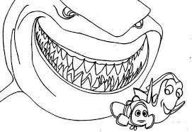 This color book was added on 2017 10 08 in finding nemo coloring page and was printed 900 times by kids and adults. Finding Nemo Finding Nemo Bruce Coloring Pages For Kids Printable Coloring Home