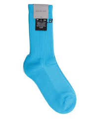 Balenciaga Light Blue Socks For Men Us Al Duca D Aosta