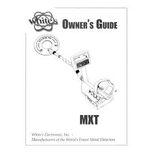 Arguably best all around general purpose size. White S Mxt 950 User Guide White S Electronics Detectorprospector Com